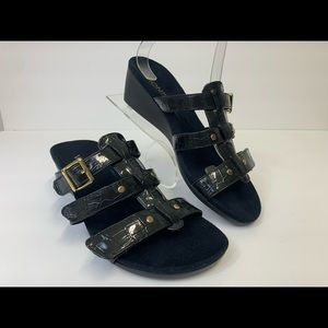 Vionic Orthaheel PARK RADIA Wedge Sandals Slides